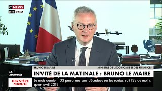 «Je préfère un redémarrage économique lent mais solide», déclare Bruno Le Maire