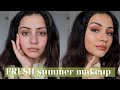 FRESH + SPARKLY SUMMER HAIR & MAKEUP TUTORIAL | Kaushal Beauty