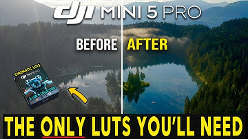 DJI Mini 5 Pro Cinematic LUTS - COLOUR GRADE IN SECONDS!