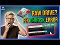 RAW Drive Suddenly? Fix CHKDSK is Not Available for RAW Drives Without Losing Files!
