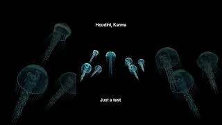Houdini vellum simulation, Karma #vfx #vellum #houdini #3d #3dart #vfxshorts #sidefxhoudini