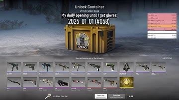 My daily CS2 case unboxing until I get gloves #058