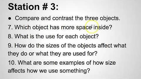 Cross Cutting Concepts Activity: Stations 2 and 3