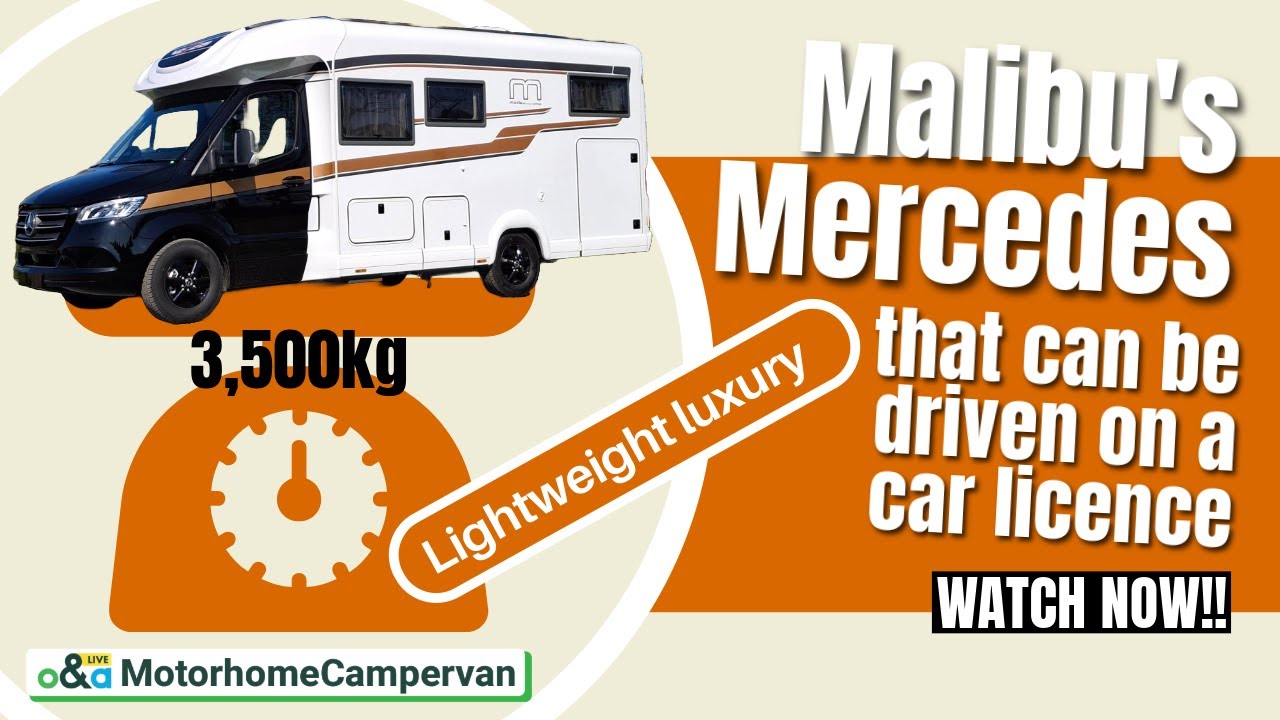 Malibu T 450 RB LE Review: Luxury Mercedes Motorhome You Can Drive on a Car Licence!