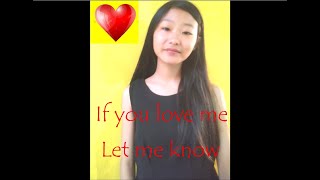 If you love me let me know- Olivia Newton John cover by THUNGRHONI NGULLIE
