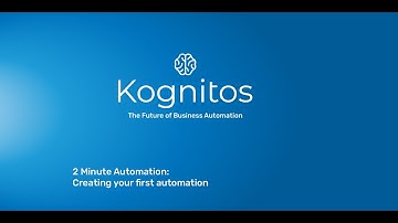 Kognitos in 2min: Creating your first automation