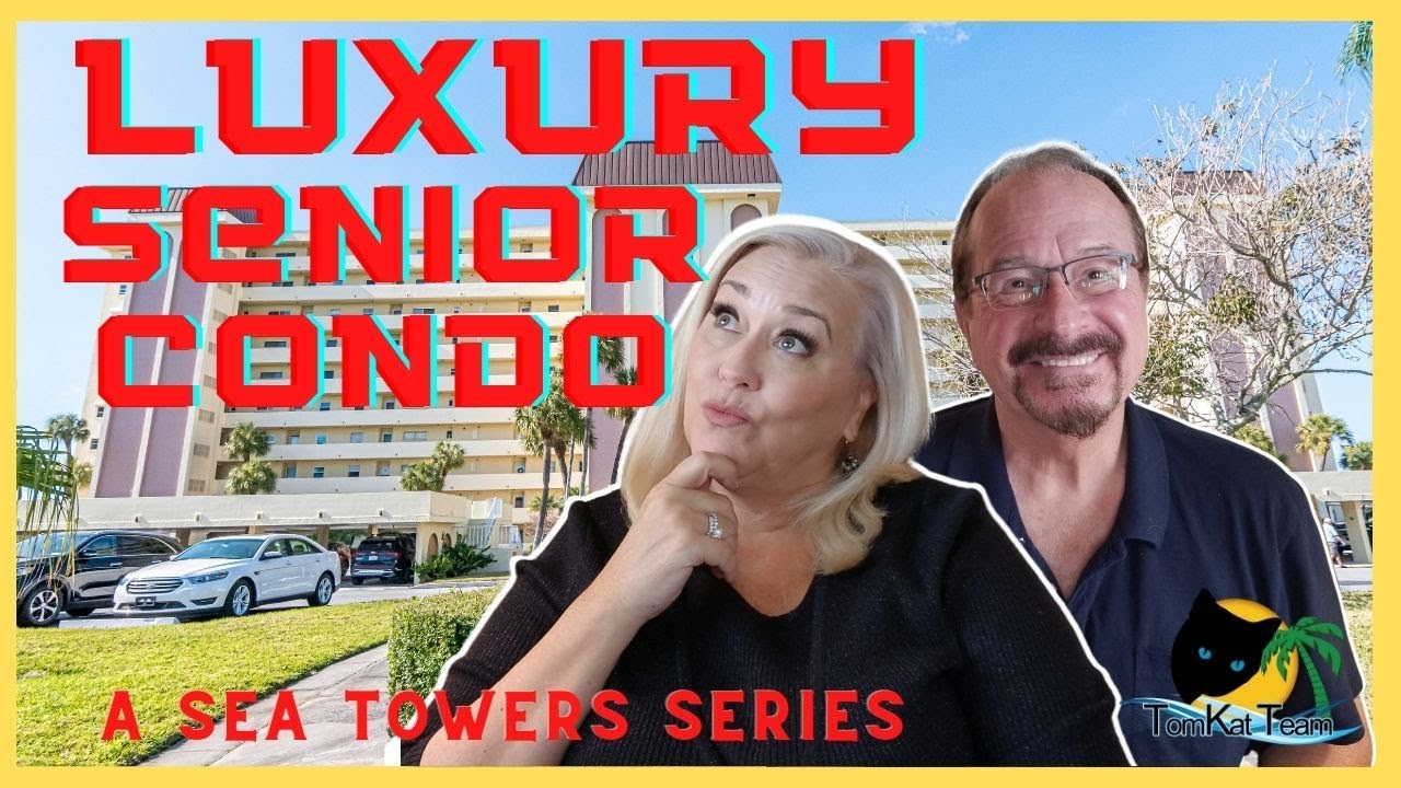 55 + condo for sale in Madeira Beach. A Sea Towers series.