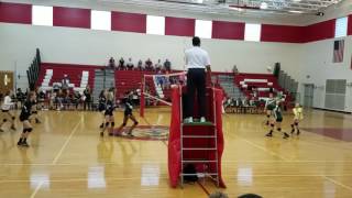 Henry County 7th grade volleyball final game 1. May 2, 2017
