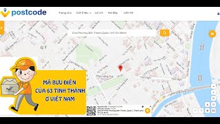 Instructions for looking up Vietnam Postcodes accurately across the entire territory