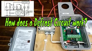 Defrost circuit in a commercial application