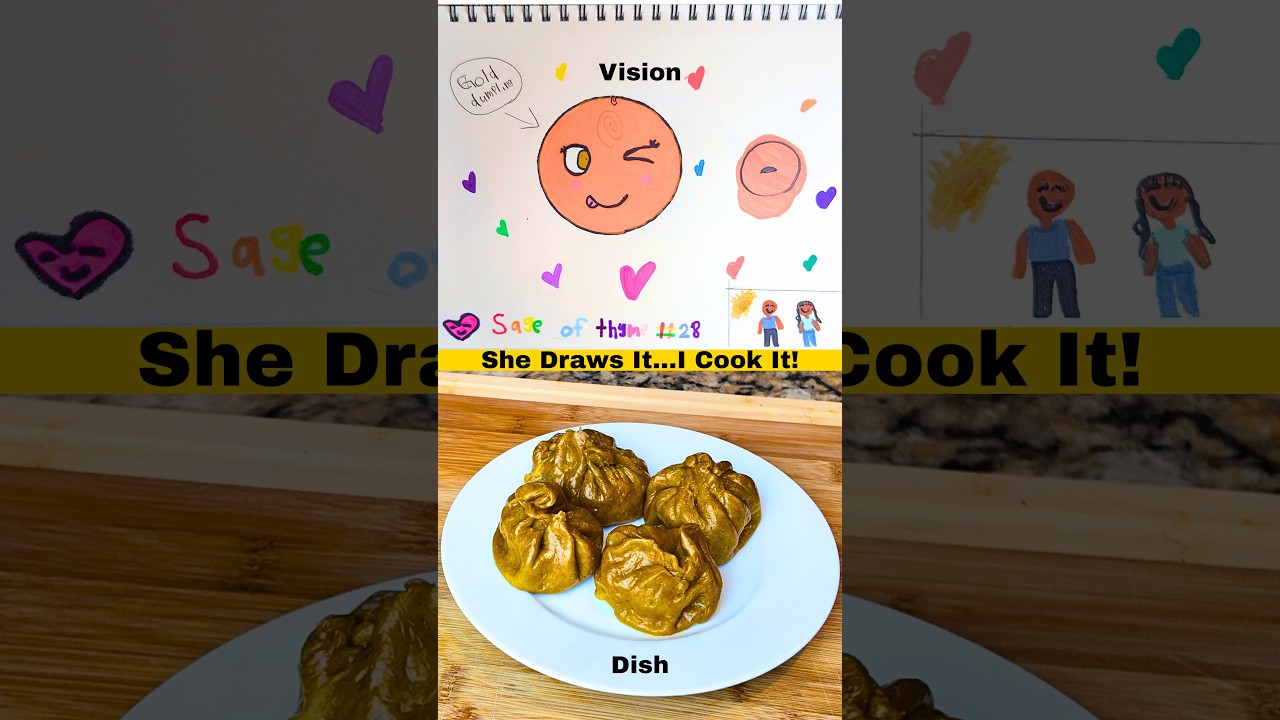 She Draws It. I Cook It. (Golden Mystery Dumpling)