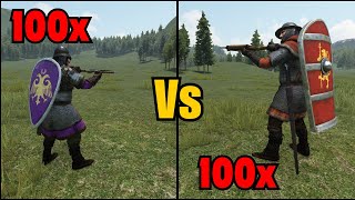 100 Strongest Imperial Crossbowman vs 100 Strongest Vlandian Crossbowman