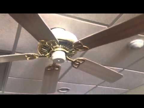 Harbor Breeze Builders Best Ceiling Fans At A Restaurant Youtube