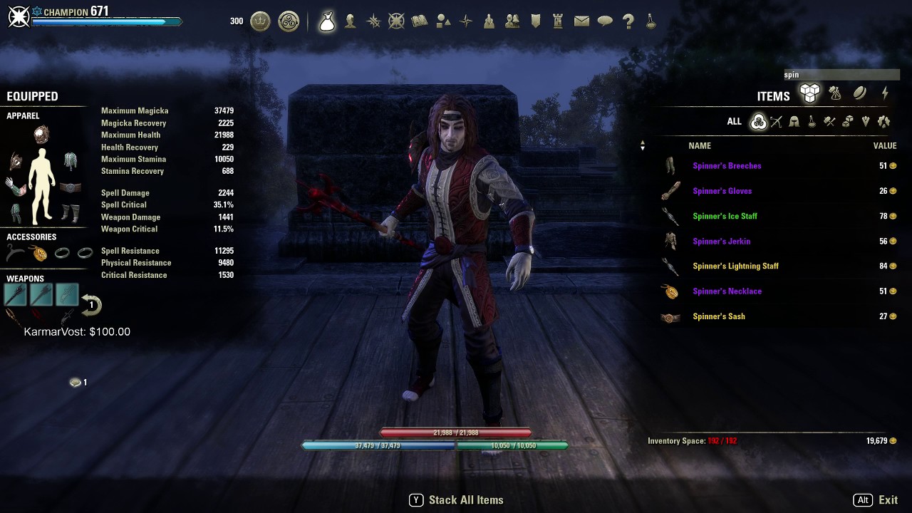 Eso sorcerer pvp build