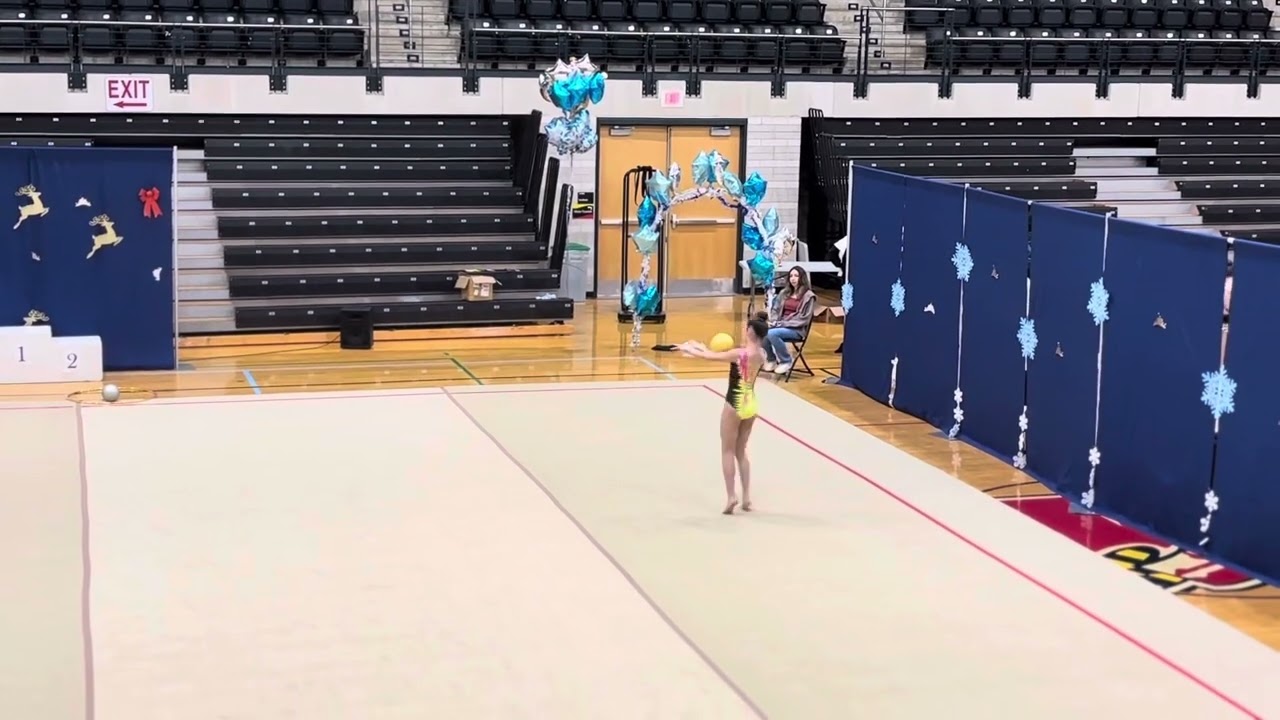 Graceful Rhythmic Gymnastics Routine