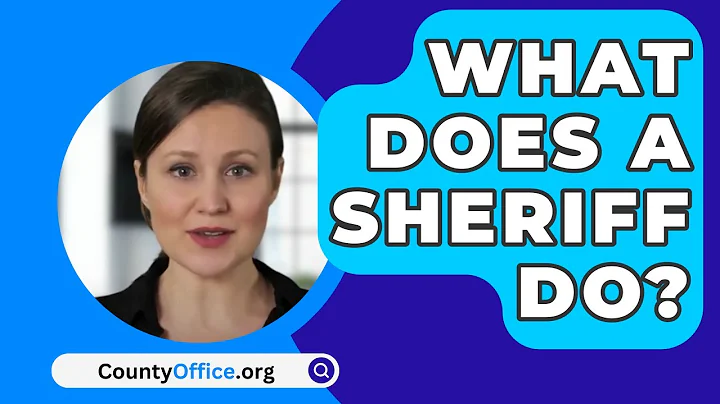 What Does A Sheriff Do? - CountyOffice.org