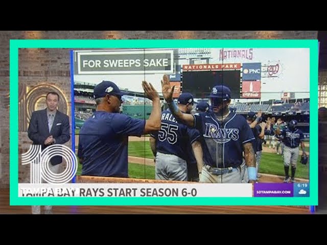 Tampa Bay Rays continue historic hot start to the season 