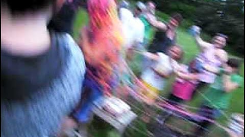 violent silly string attack