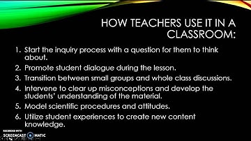 Inquiry Based Teaching Method