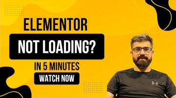 Elementor Loading Problem | Elementor Not Working | Elementor Enable Safe Mode Issue | 100% Fix
