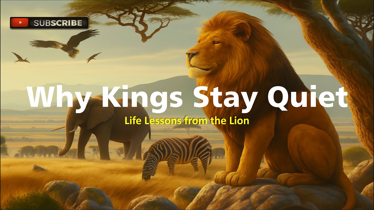 Why Kings choose solitude | The Lion’s Story of Silent Power and True Greatness