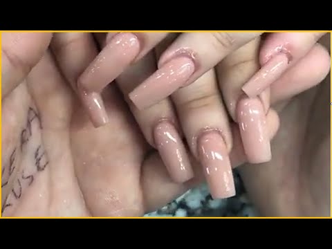 Video Chia sẻ Cách Đắp bột màu móng vuông Fullset thường đơn... - youtube