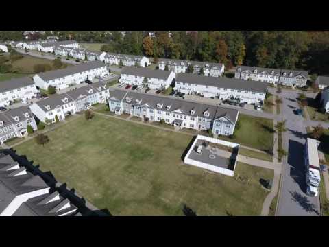 Fort Eustis Housing North Village HD 1080 aerial drone video