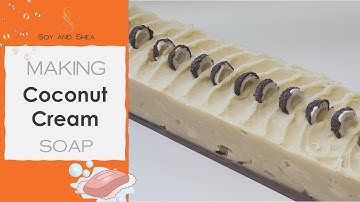 Coconut Cream Cold Process Soap - Ghost Swirl Plop - the soap that almost make me cry!