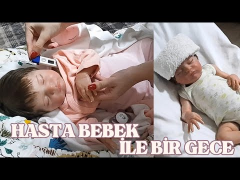 HASTA REBORN BEBEK İLE GECE RUTİNİ - A Night Routine With A Sick Newborn | Reborn Roleplay 👶🏻🐣🧸🫧