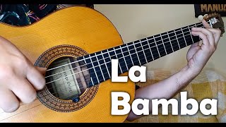 La Bamba Mexican folk song on guitar
