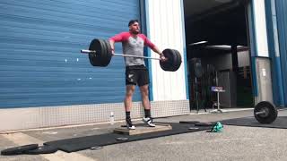 Snatch high pull deficit
