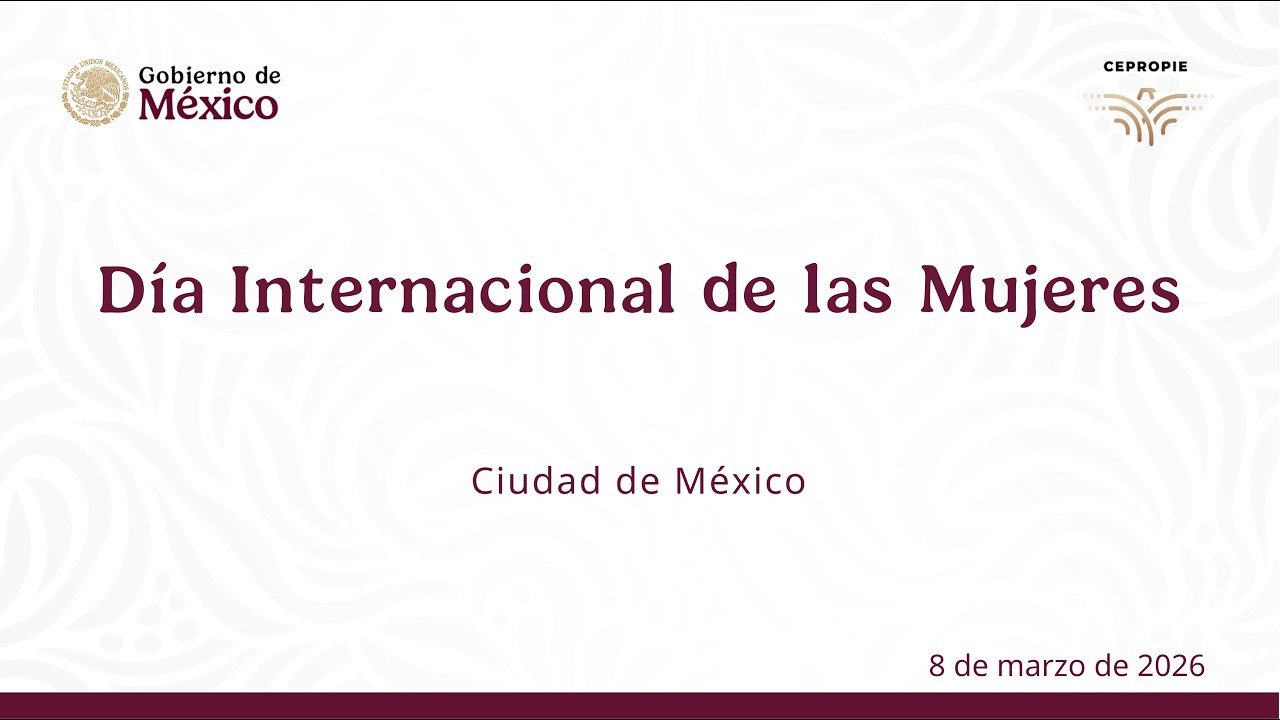 Día Internacional de las Mujeres. Ciudad de México. 8 de marzo de 2026