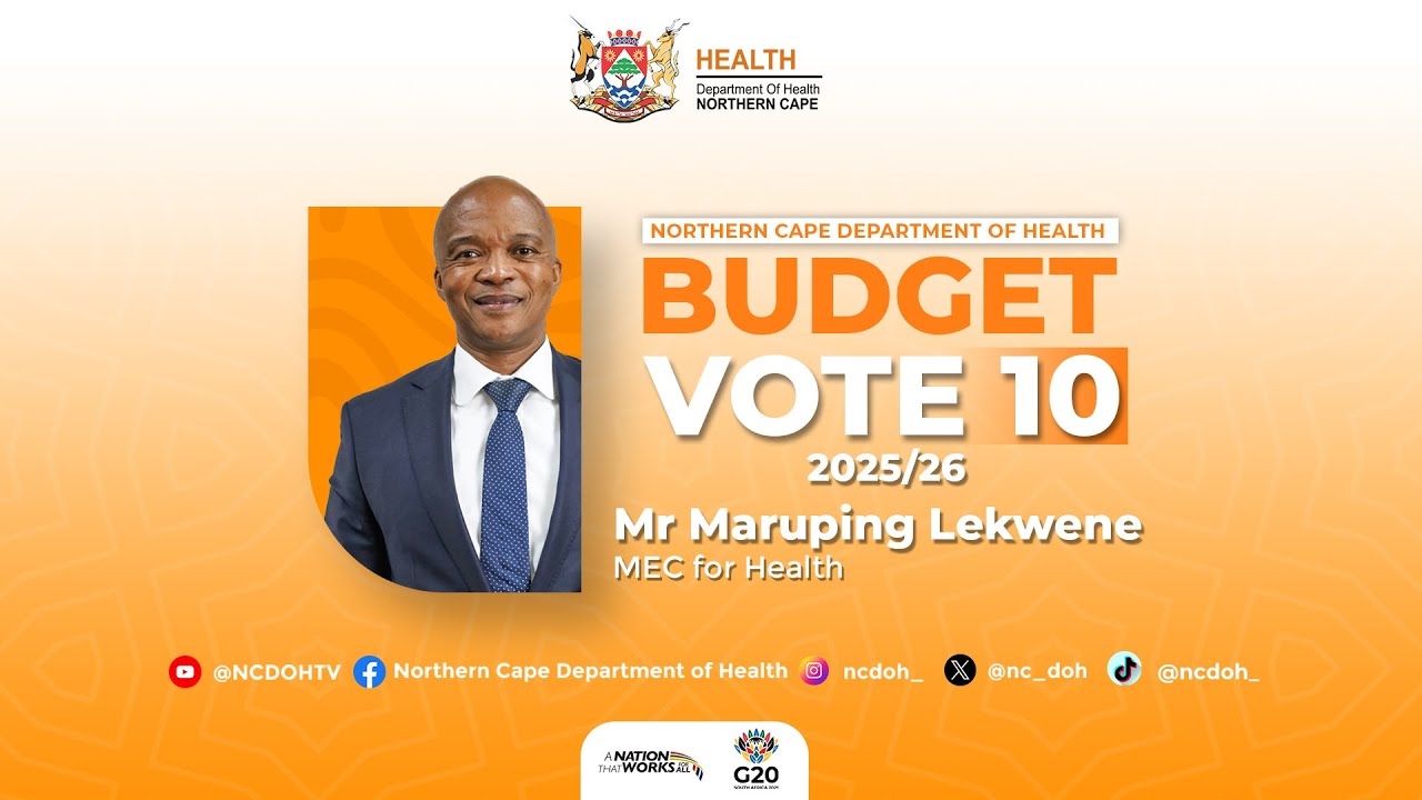 NORTHERN CAPE DEPARTMENT OF HEALTH BUDGET VOTE 10 2025/26