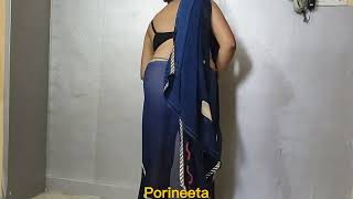 saare draping styles - Live panty remove - saree fashion without panty - saree