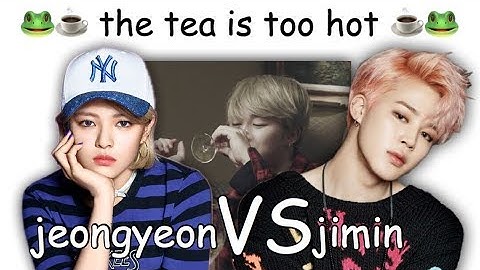 jimin and jeongyeon beefing for 3 minutes straight