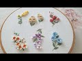 [프랑스자수] 6 플라워 자수 Six flower embroidery