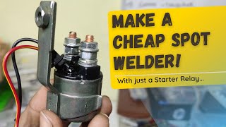 Make a Spot Welder with Starter Relay