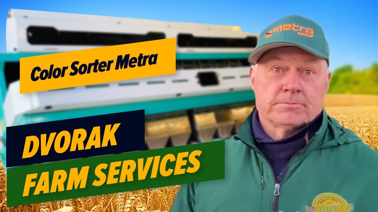 Dvorak Farm Services. High Efficient Color Sorter Machine Metra 680.