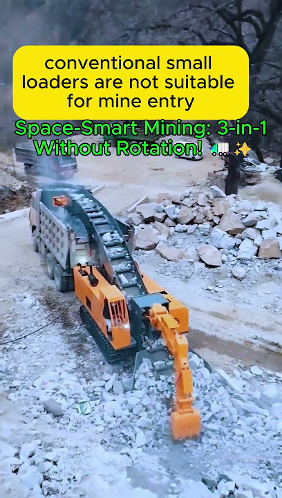 Space Smart Mining 3 in 1 Without Rotation! 🚛✨ #automobile