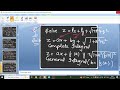 FIRST ORDER DIFFERENTIAL EQUATION OF HIGHER ORDER PART 3 (PRE-2023 IKGPTU) BTECH