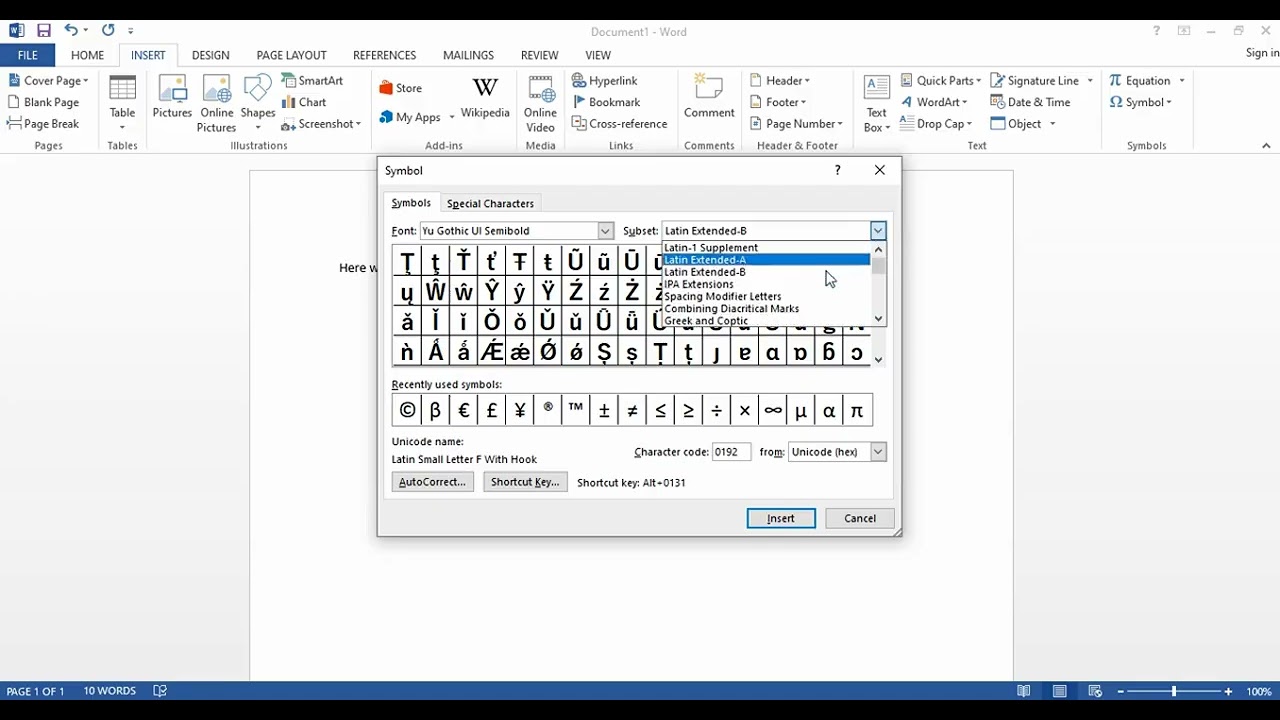 How to Insert Symbols in Microsoft Word & Change Symbol Fonts | Easy Tutorial