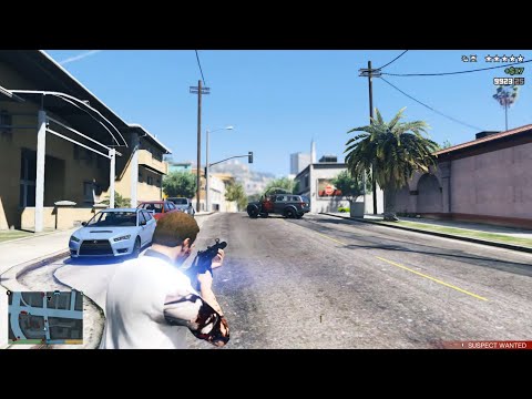 GTA 5 - Escape From The Morgue & Revenge On Assassins + Six Star Escape