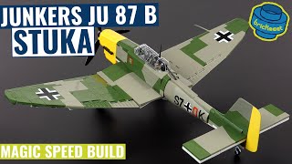 New bigger STUKA  Junkers JU 87 B  COBI 5730 (Speed Build Review)