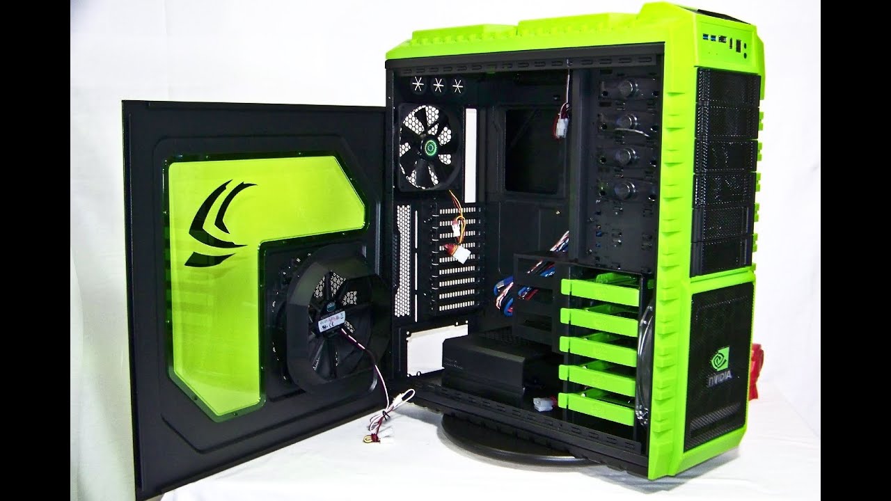 married Custodian Make life Futurelooks Checks Out The CoolerMaster HAF X nVidia Edition Chassis -  YouTube