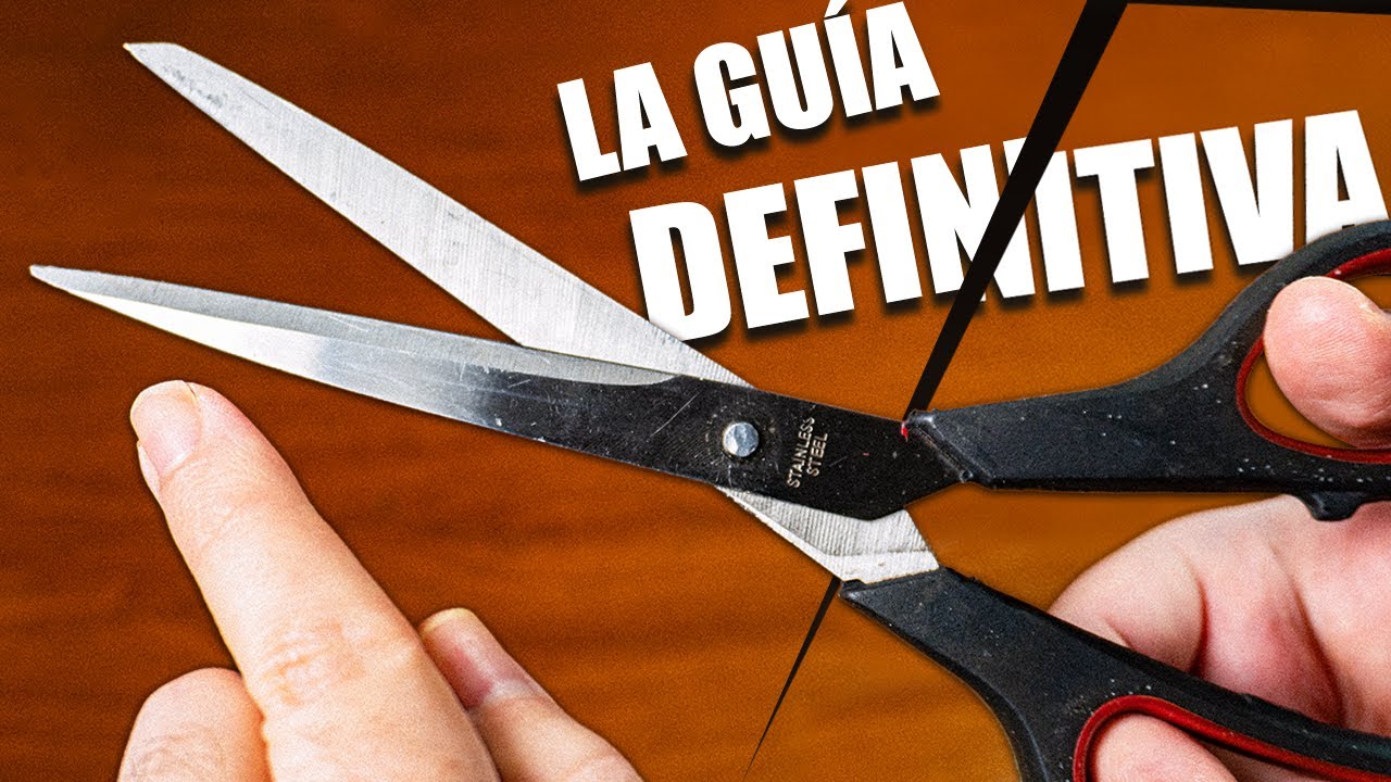 Cómo Afilar Tijeras: Las 2 claves para que corten REALMENTE BIEN (Sin cosas raras) Funciona siempre