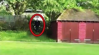 12 Scariest Slender Man Sightings Caught on Tape