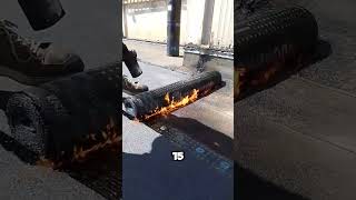 Монтаж наплавляемой кровли Технониколь Унифлекс. Монтаж аэратора. Монтаж краевой. Ремонт кровли