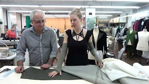 Part 1: How to Prepare a Suit Coat Front Canvas from Raw Materials -- Cutting and Marking