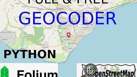 Python Folium - simple geocoder for free