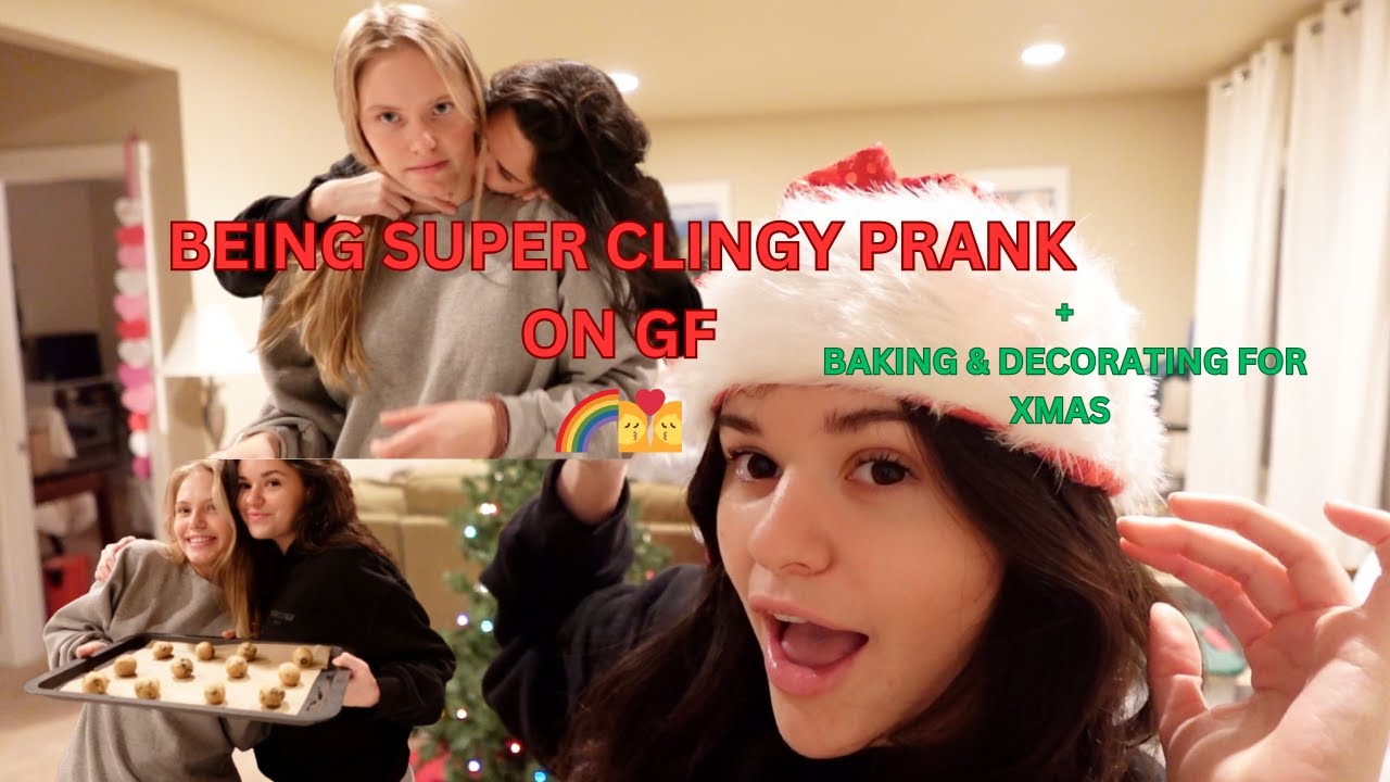 СУПЕРПРИКОСНОВЕННЫЙ ПРАНК НАД ДЕВУШКОЙ!! + Выпечка/украшение! VLOG-MAS ДЕНЬ 6